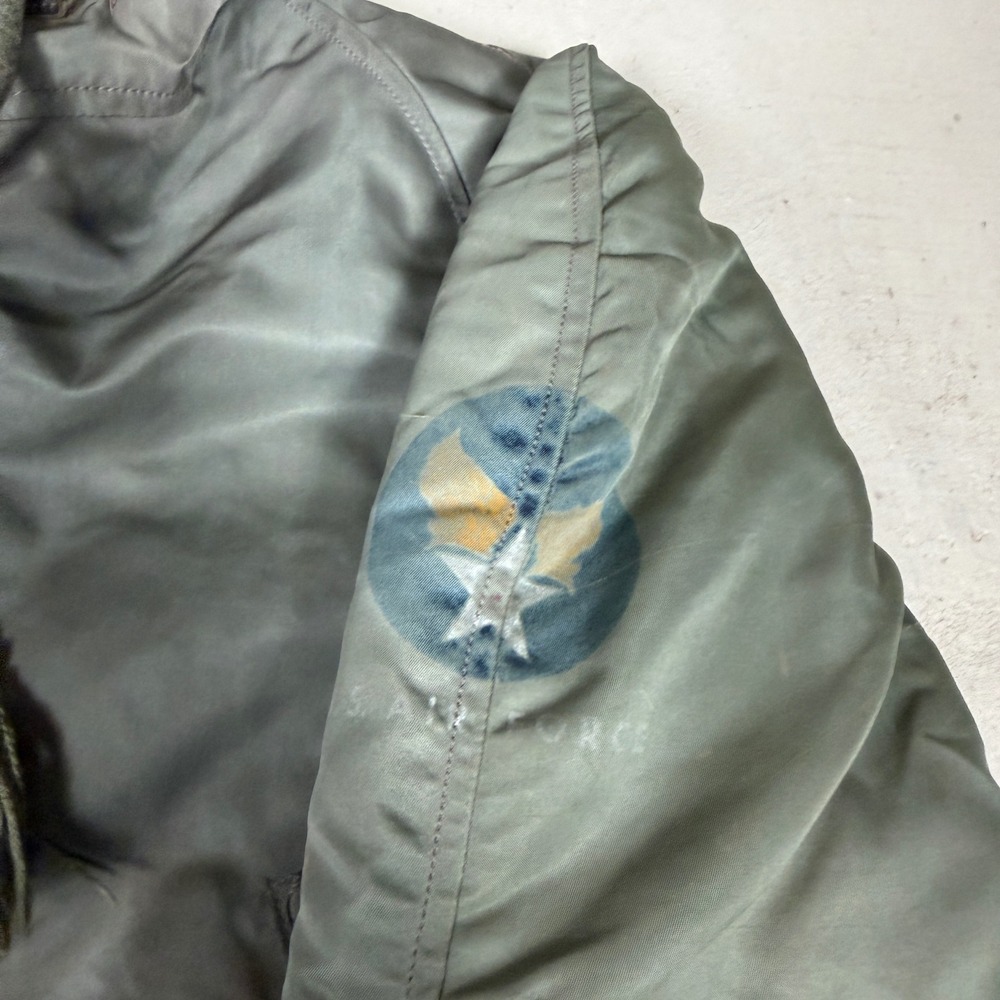 Vintage US Air Force N-3B Snorkel Parka Southern Aviation Sage Green Large - Picture 2 of 7